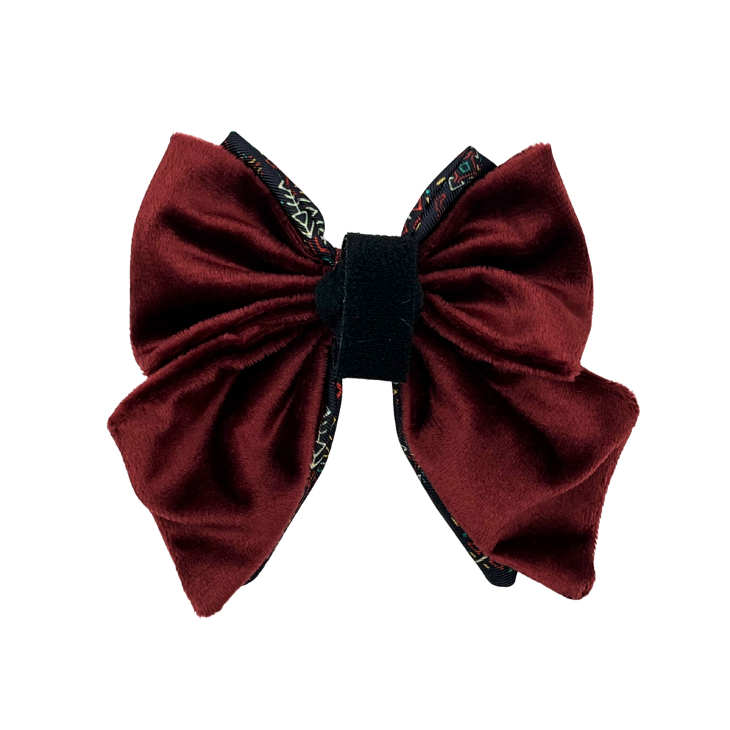 Redclay Totem Velvet Sailor Bow Tie
