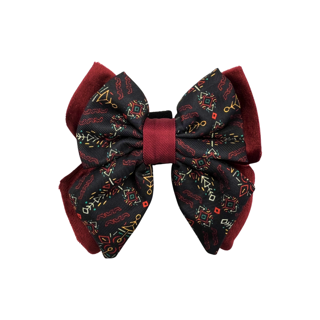 Redclay Totem Velvet Sailor Bow Tie